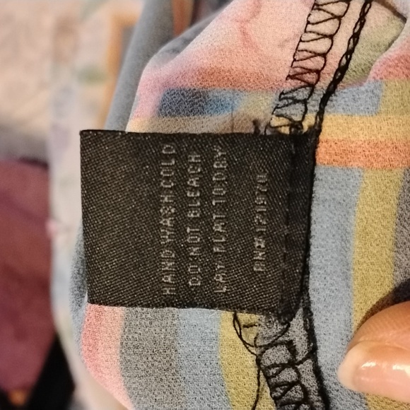 Jealous Tomato Woman's High Neck Floral Print Long Sleeve Blouse, Size: S - Picture 10 of 11